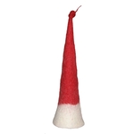 Weihnachtsmützeneierwärmer in rot und weiß
